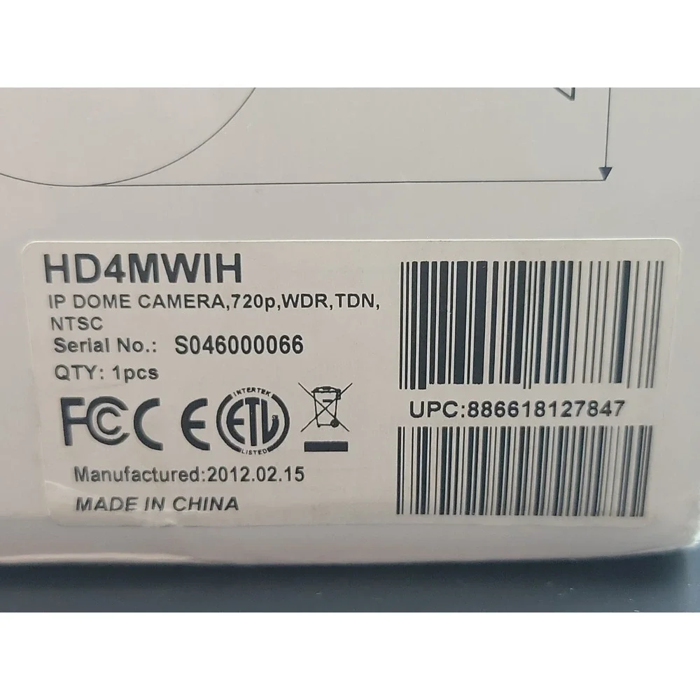 Honeywell Video HD4MWIH equIP Series Wide Dynamic 720p True Day/Night NEW IN BOX